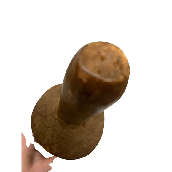 Vintage Antique Hand Turned Rolling Pin Primitive - Picture 12 of 14